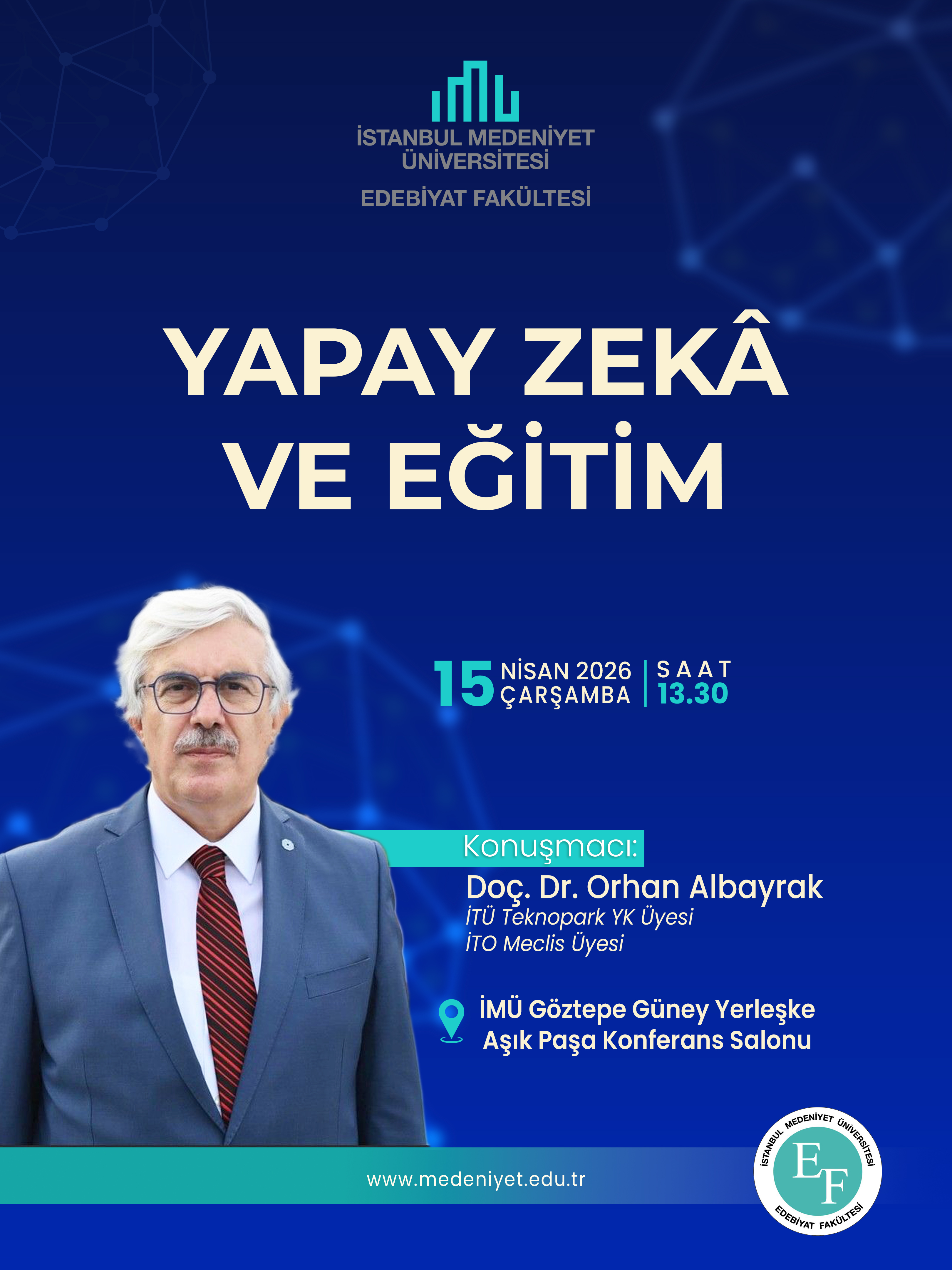 Yapay Zekâ ve Eğitim afişi