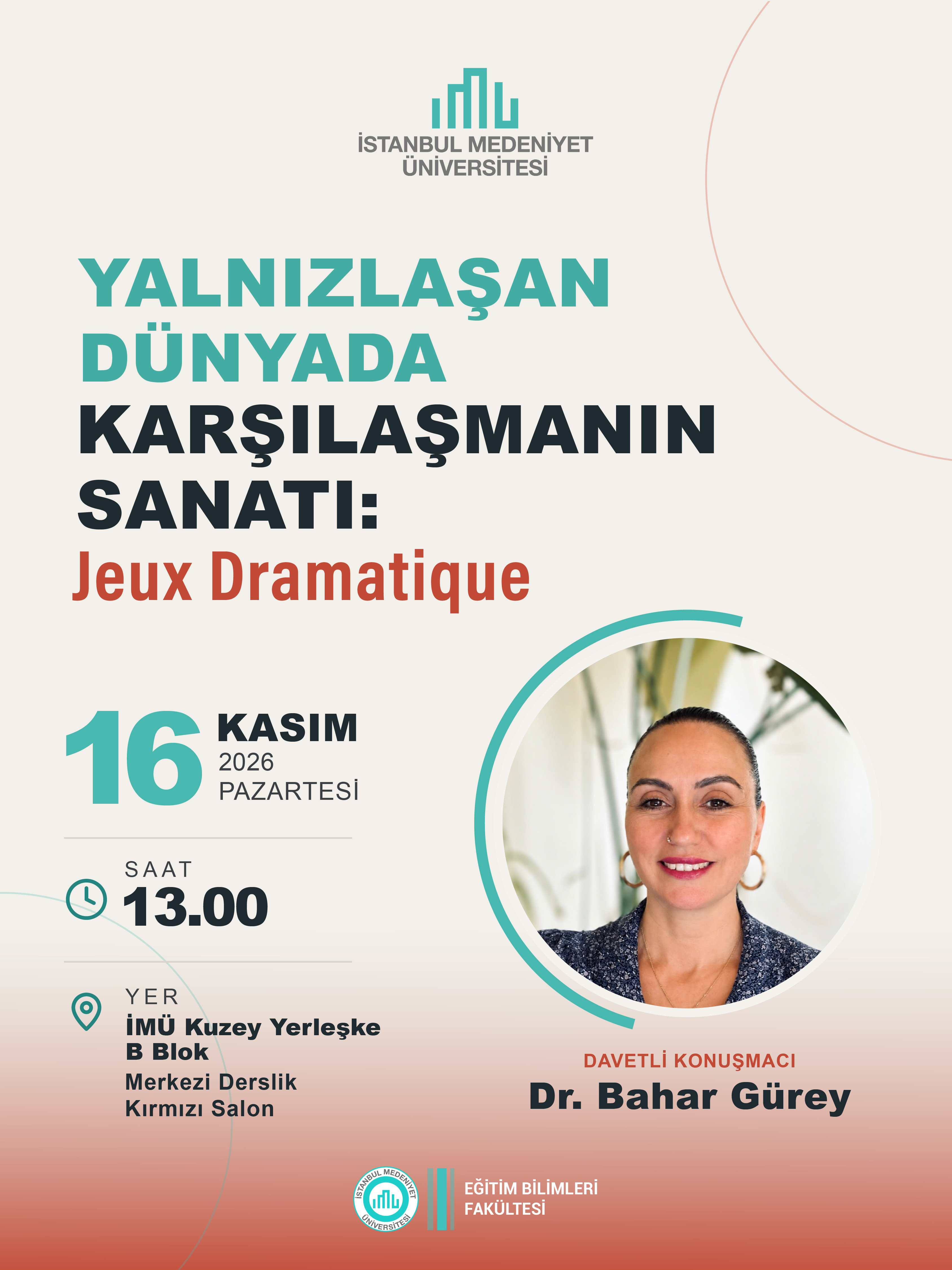 Yalnızlaşan Dünyada Karşılaşmanın Sanatı: Jeux Dramatique afişi