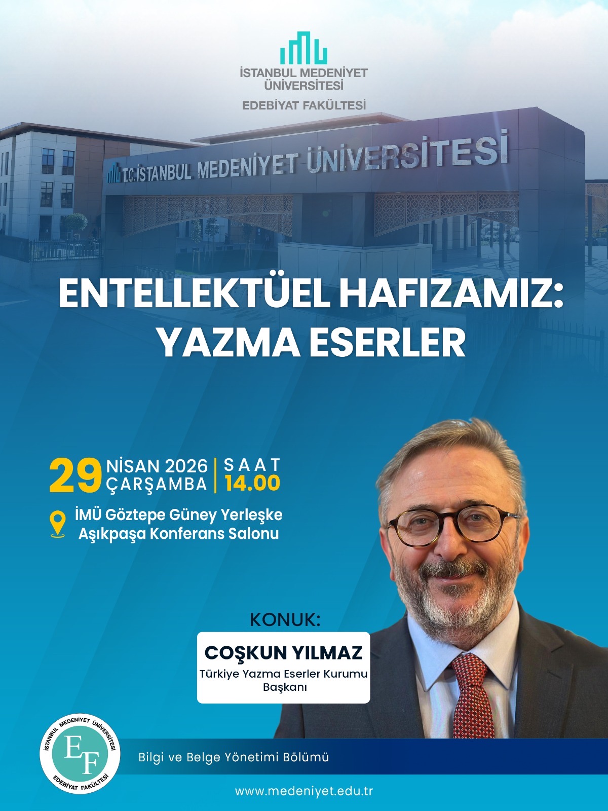Entellektüel Hafızamız: Yazma Eserler afişi