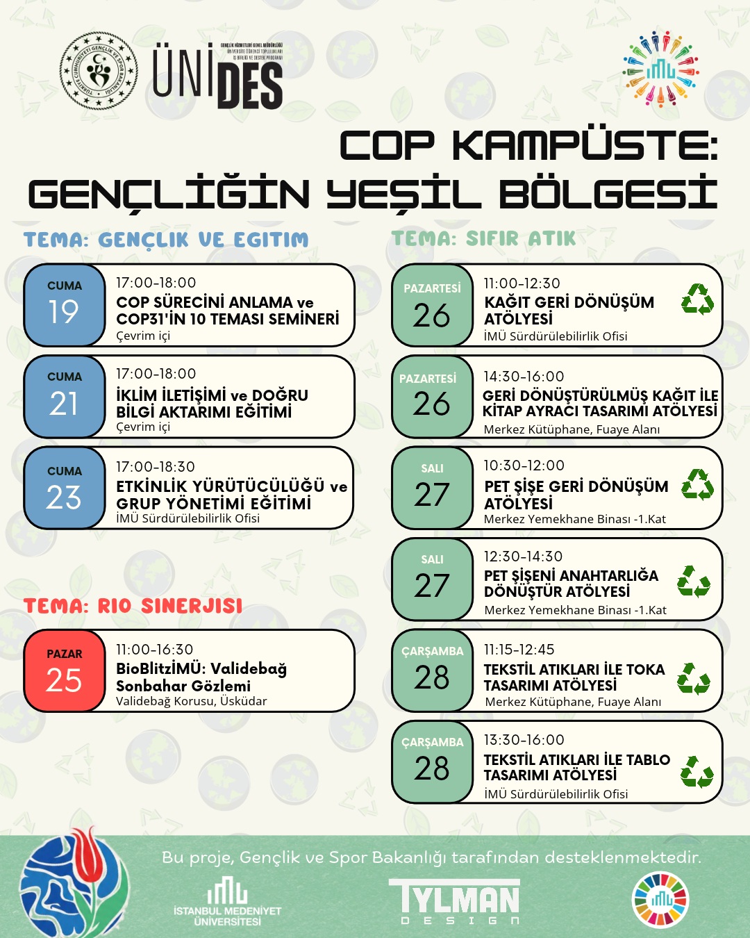 COP Kampüste: Gençliğin Yeşil Bölgesi afişi