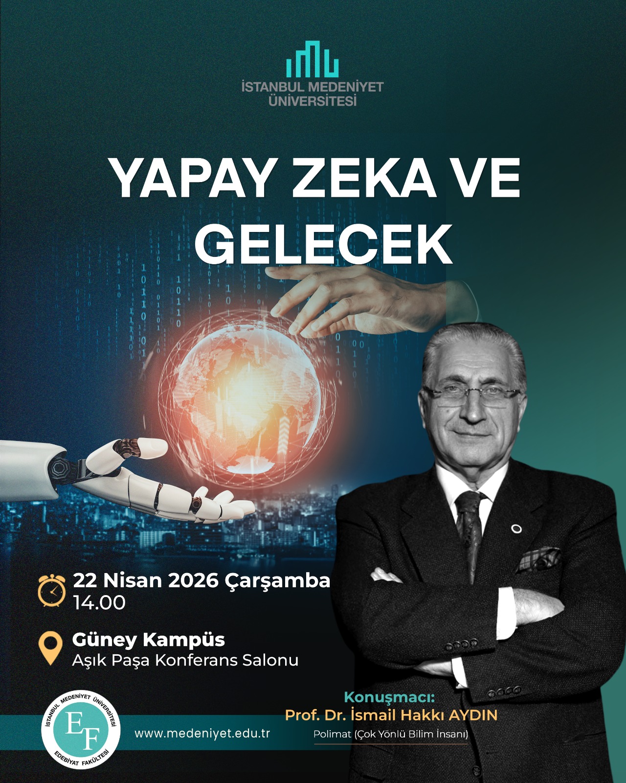 Yapay Zeka ve Gelecek Semineri afişi