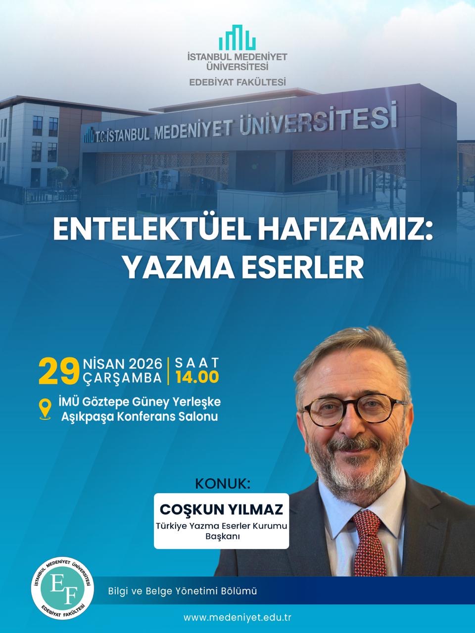 Entelektüel Hafızamız: Yazma Eserler afişi