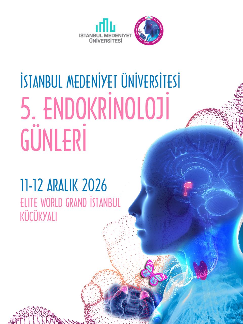 İstanbul Medeniyet Üniversitesi 5. Endokrinoloji Günleri afişi