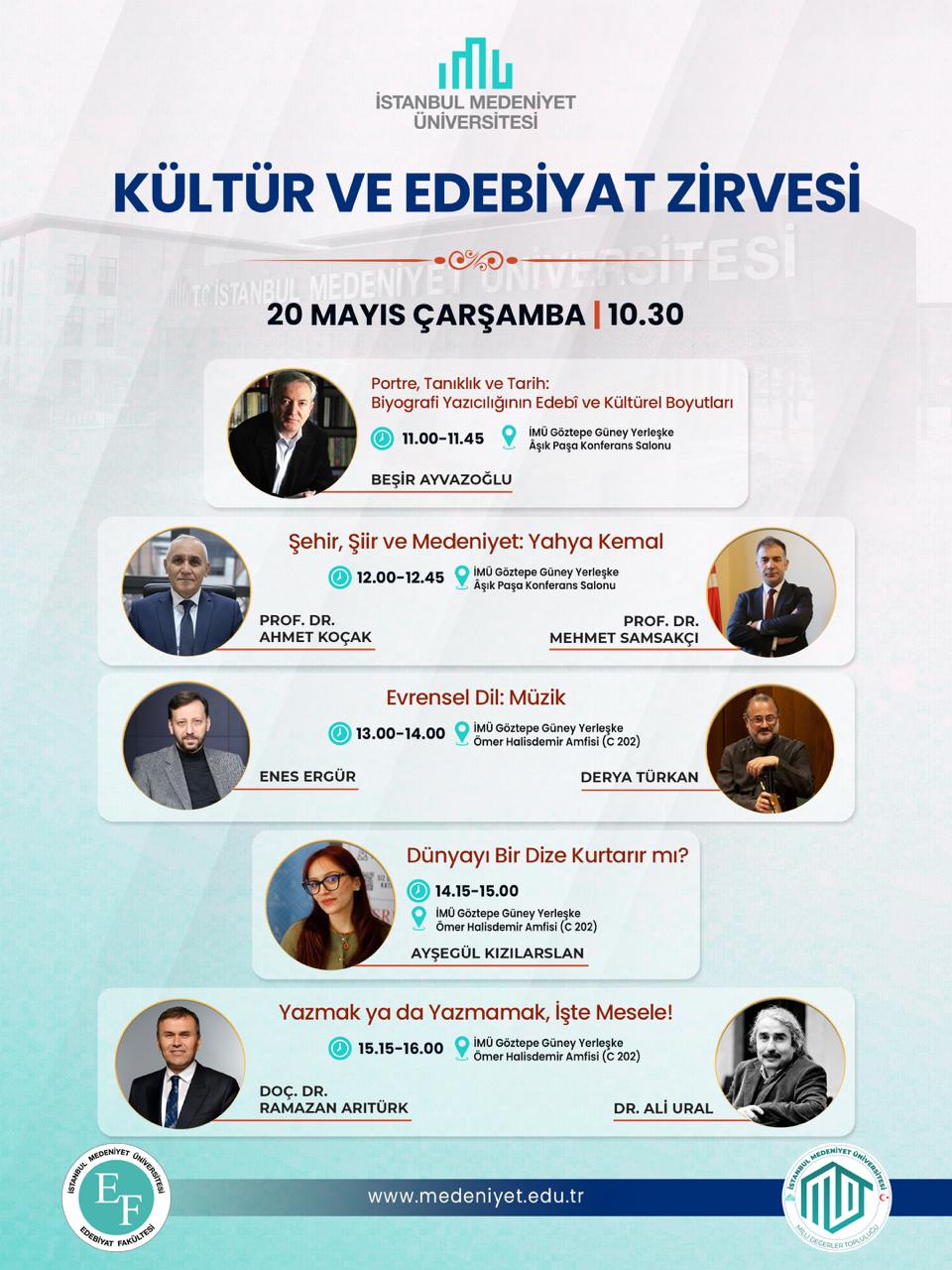 Kültür ve Edebiyat Zirvesi afişi