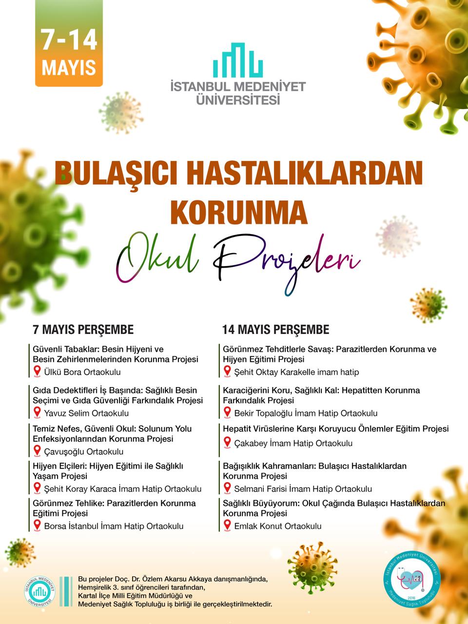 Bulaşıcı Hastalıklardan Korunma Okul Projeleri afiÅŸi
