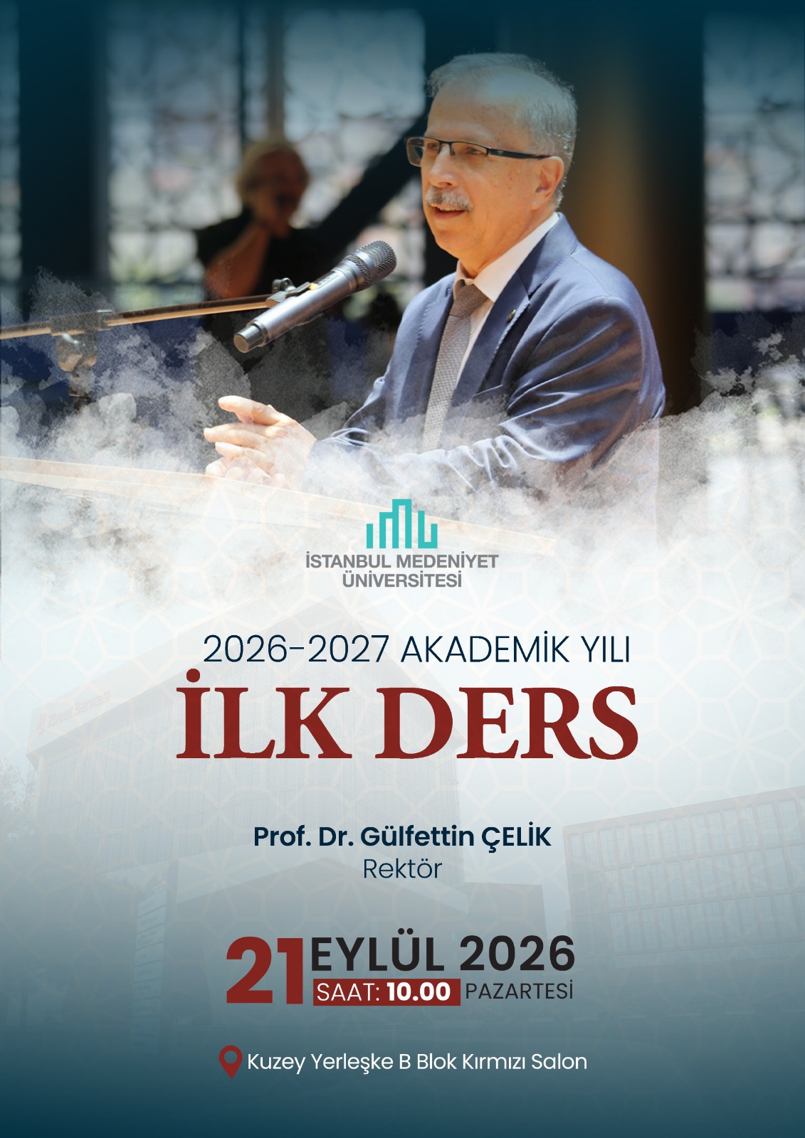2026-2027 Akademik Yılı İlk Ders afişi