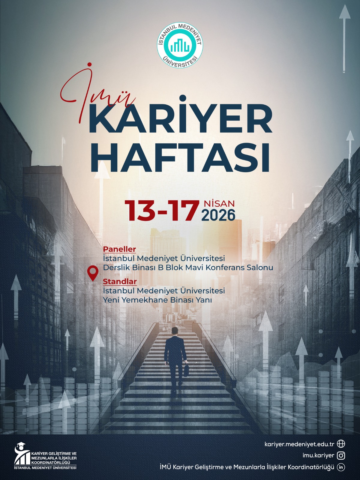 İMÜ Kariyer Haftası afişi