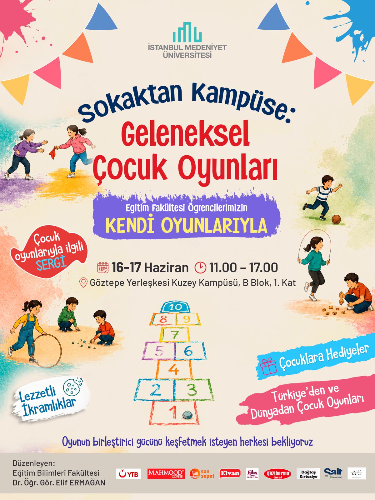 Sokaktan Kampüse: Geleneksel Çocuk Oyunları afişi